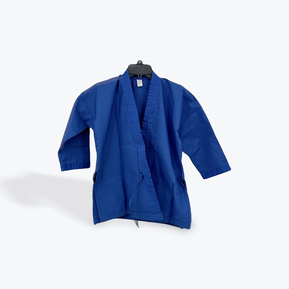 Fuji Judo Gi Uniform Size 2 Blue 65‎ Polyester 35 Cotton Made in USA